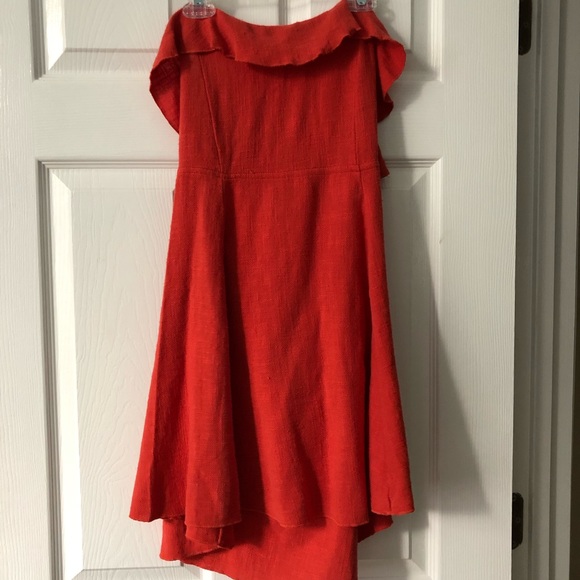 Free People Dresses & Skirts - Free People Orange/Red Strappy Summer Dress